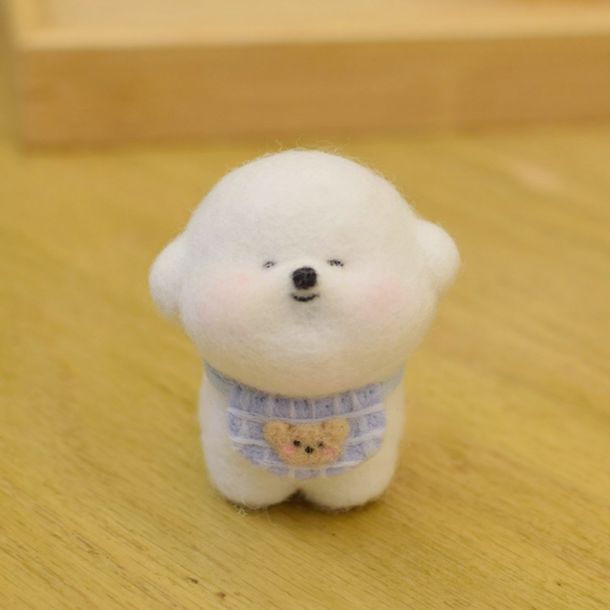 Mini Accessories Needle Felted DIY Kits: Bichon Frise