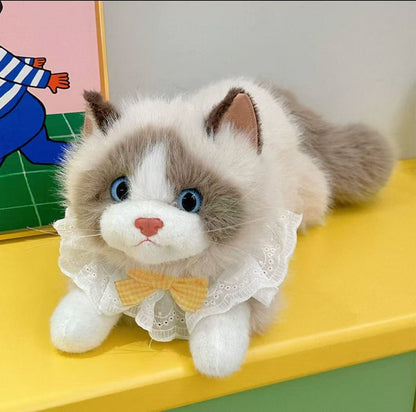Ultra-Realistic Ragdoll Cat Plush