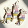 Rainbow Sweater Unicorn Wool Felt Ornament 4