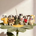 Puppy Series Wool Felt Ornament 1