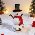 Cute Snowman Wool Felt Ornament 4