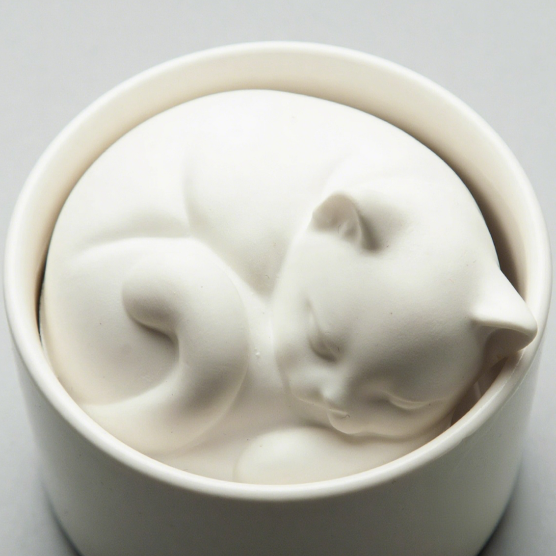 Cat Cup:Calico Cat Avatar Needle Felted DIY Kits