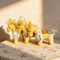 Floral Pony Wool Felt Ornament 5
