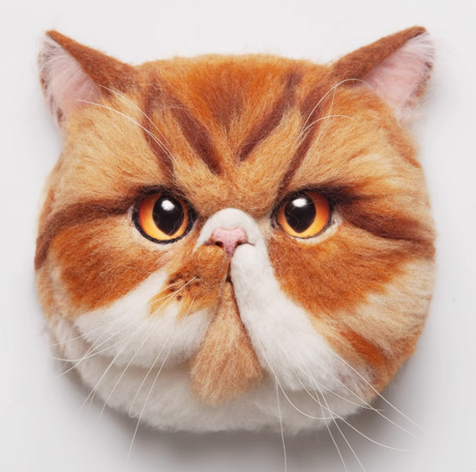 Garfield Avatar Needle Felted DIY Kits
