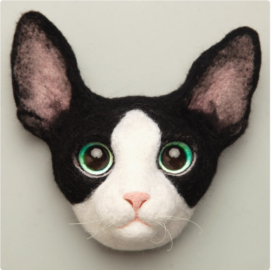 Devon Cat Avatar Needle Felted DIY Kits