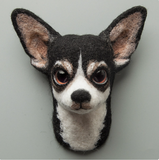 Chihuahua Avatar Needle Felted  DIY Kits