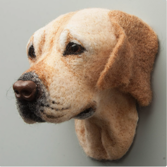 Labrador Avatar Needle Felted  DIY Kits