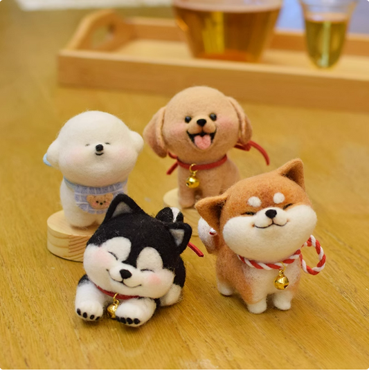 Mini Accessories Needle Felted DIY Kits:  Bichon Frise