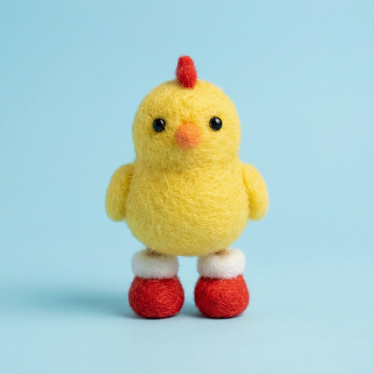 Adorable Yellow Chick Needle Felting Kit | Perfect for Beginners