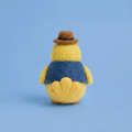 Gentleman Chick with Hat & Glasses Felting Kit 3