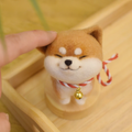 DIY Needle Felting Kit – Shiba Inu Dog Pendant (Beginner-Friendly) 2