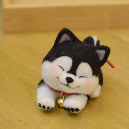Mini Accessories Needle Felted DIY Kits:  Husky