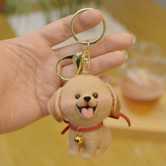 Mini Accessories Needle Felted DIY Kits:  Golden Retriever