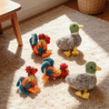 Rooster & Mallard Wool Felt Brooch 3