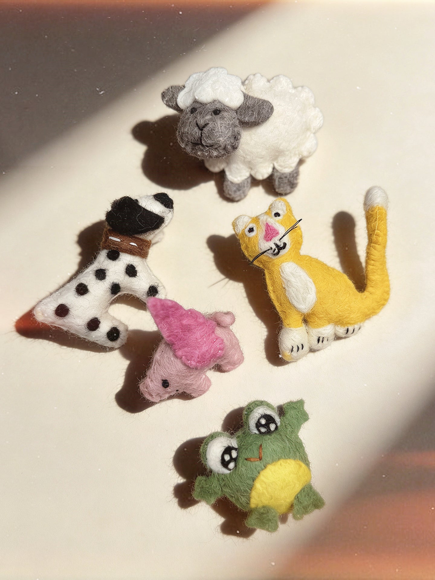 Animal Wool Felt Brooch