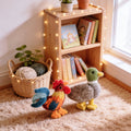 Rooster & Mallard Wool Felt Brooch 2