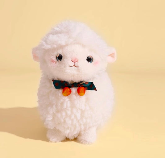 Sheep Doll Simulation Cherry Alpaca Plush Toy Cute and Soothing Cloth Doll Doll Birthday Gift for Girls(new)