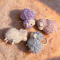 Colorful Sheep Wool Felt Keychain 3
