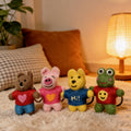 Cute Animal Wool Felt Keychain 2