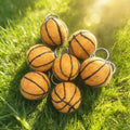 Basketball & Football Wool Felt Keychain 3