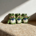 Frog & Tiger Wool Felt Brooch 4