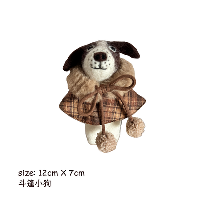 Puppy Series Wool Felt Ornament
