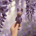 Purple Rabbit Wool Felt Ornament 5