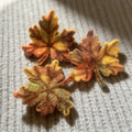 Oak & Maple Leaf Wool Felt Brooch 4