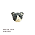 Handmade Wool Felt Cat Brooch, Cute Cartoon Cat – Cow Cat 2