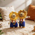 Sun Lion Wool Felt Keychain 1