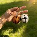 Basketball & Football Wool Felt Keychain 4