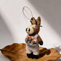 Backpack Pony Wool Felt Ornament 1