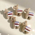 Alpaca Wool Felt Brooch 4