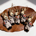 Backpack Pony Wool Felt Ornament 4
