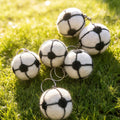 Basketball & Football Wool Felt Keychain 2