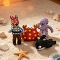 Pirate Series Wool Felt Keychain 1