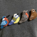 Fat Bird Wool Felt Brooch 3