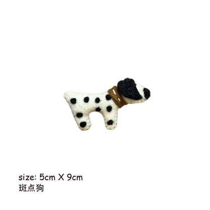 Animal Wool Felt Brooch