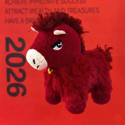 The "Grumpy Pony" Handmade Wool Felt Desk Ornament