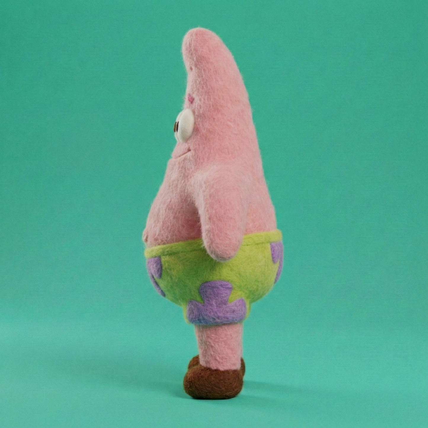 The Happy Lucky Starfish Needle Felting Kit - Cute Pink Companion DIY Crafting Set