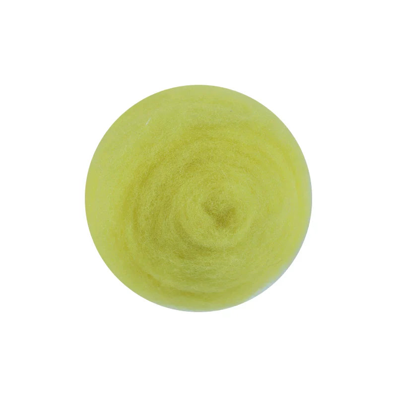 50g large package of Spanish short fiber wool strip felt, DIY handmade doll simulation wool felt material
