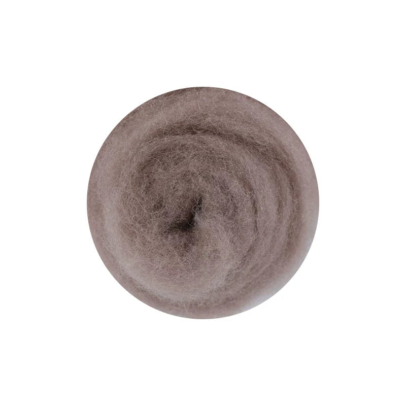 50g large package of Spanish short fiber wool strip felt, DIY handmade doll simulation wool felt material