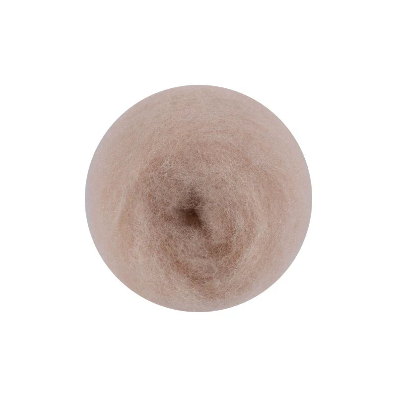 50g large package of Spanish short fiber wool strip felt, DIY handmade doll simulation wool felt material