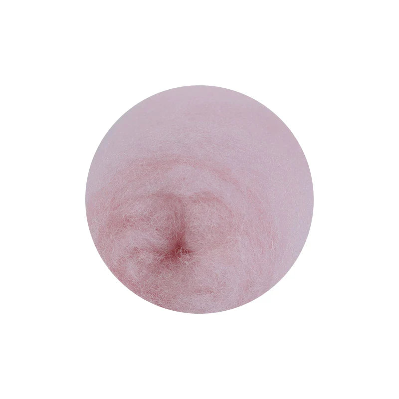 50g large package of Spanish short fiber wool strip felt, DIY handmade doll simulation wool felt material