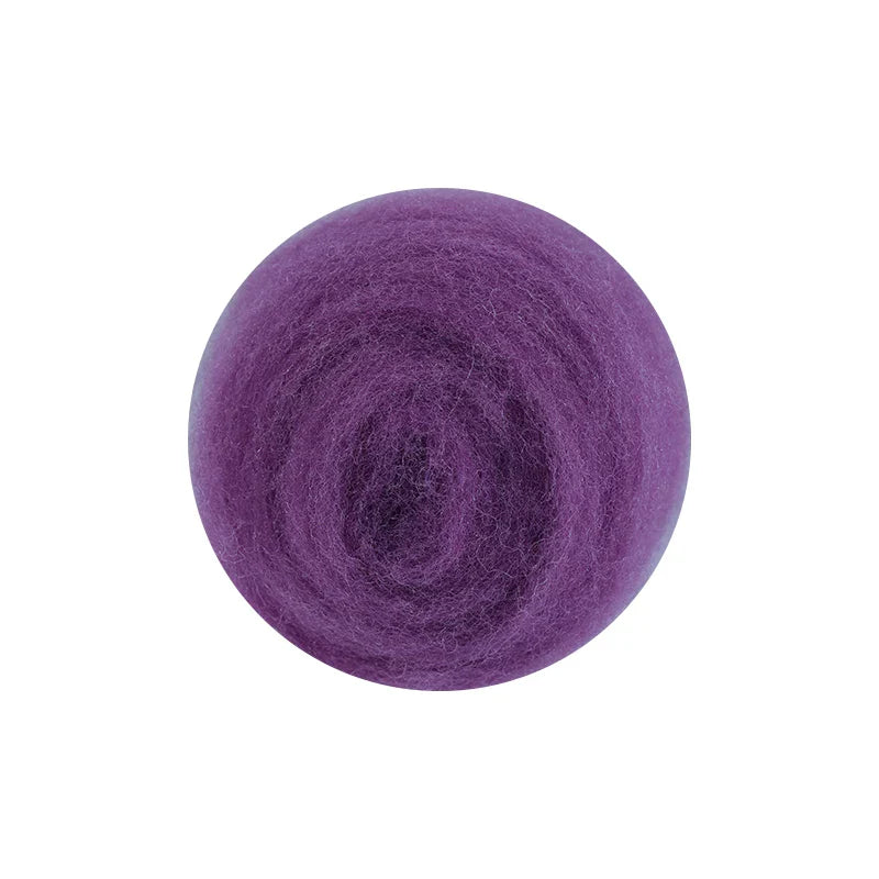 50g large package of Spanish short fiber wool strip felt, DIY handmade doll simulation wool felt material