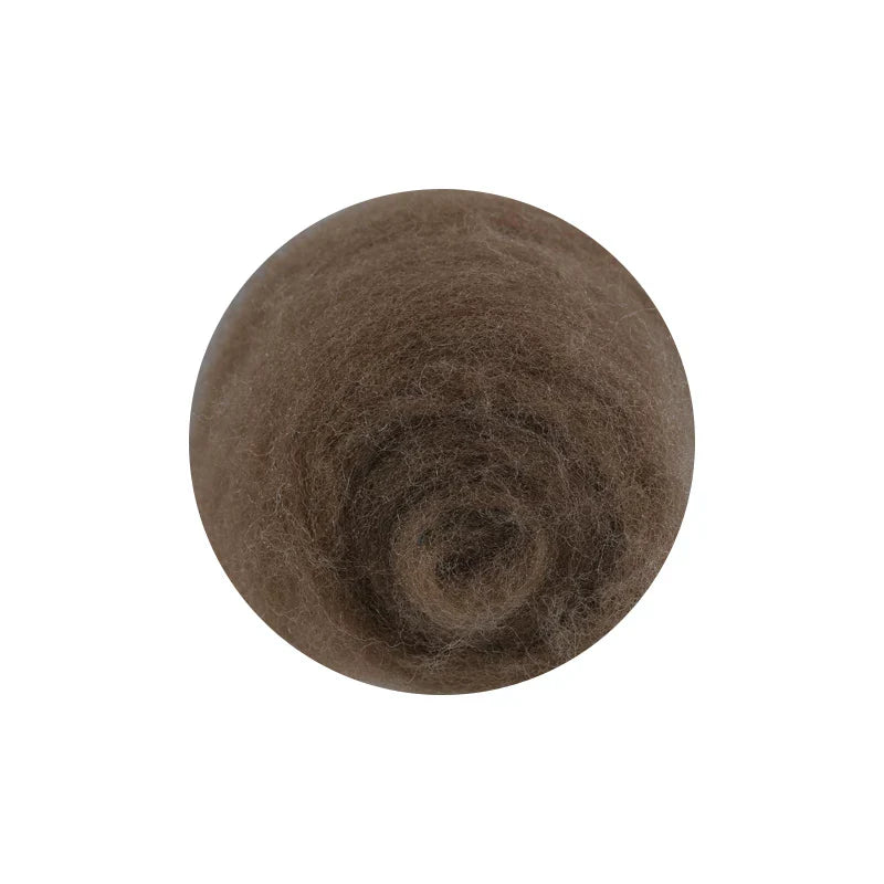 50g large package of Spanish short fiber wool strip felt, DIY handmade doll simulation wool felt material