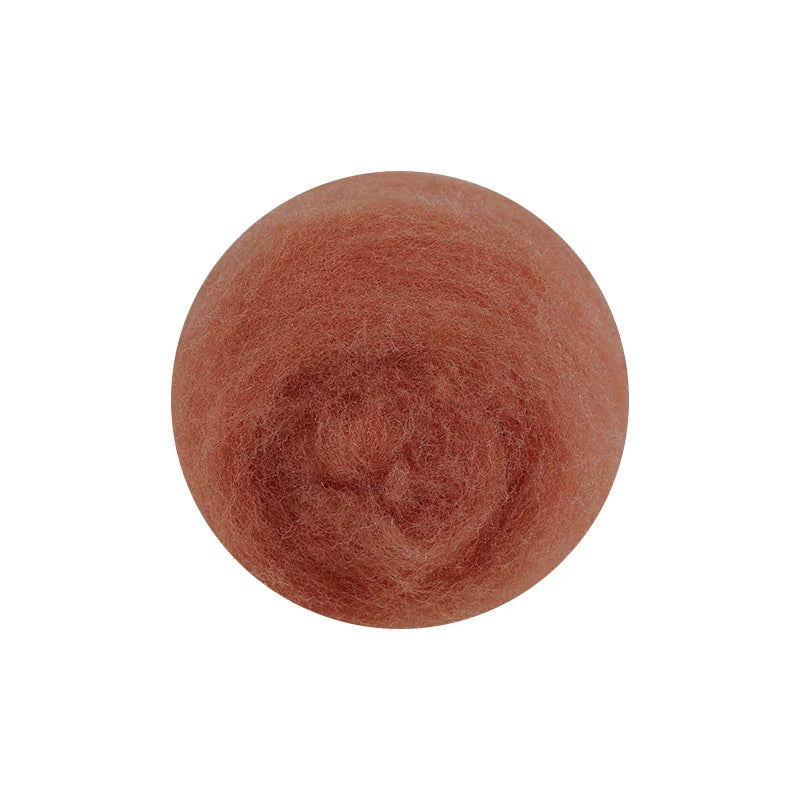50g large package of Spanish short fiber wool strip felt, DIY handmade doll simulation wool felt material