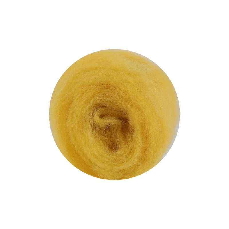 50g large package of Spanish short fiber wool strip felt, DIY handmade doll simulation wool felt material