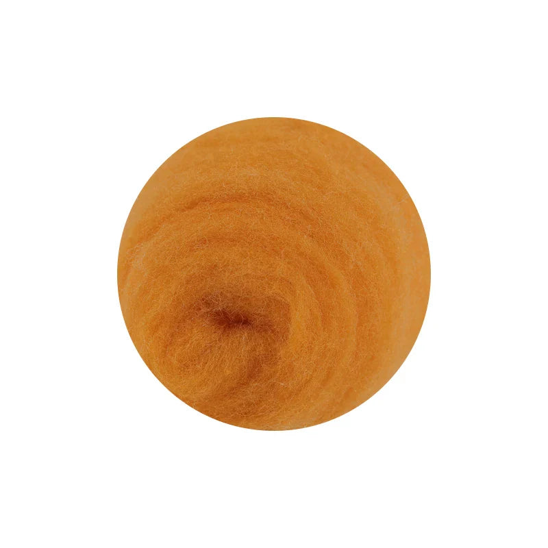 50g large package of Spanish short fiber wool strip felt, DIY handmade doll simulation wool felt material