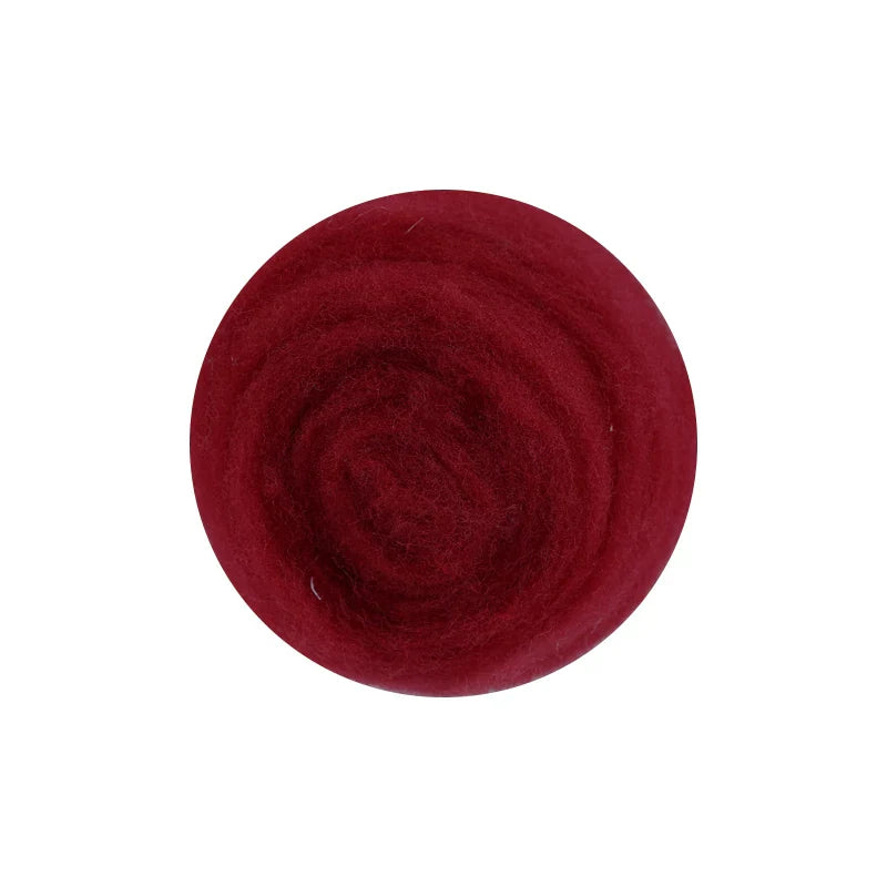 50g large package of Spanish short fiber wool strip felt, DIY handmade doll simulation wool felt material